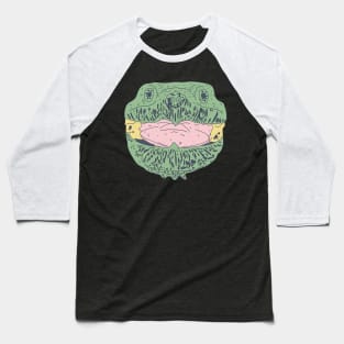 Snapping Turtles - Trippy Weird Turtle - Chelydridae Baseball T-Shirt